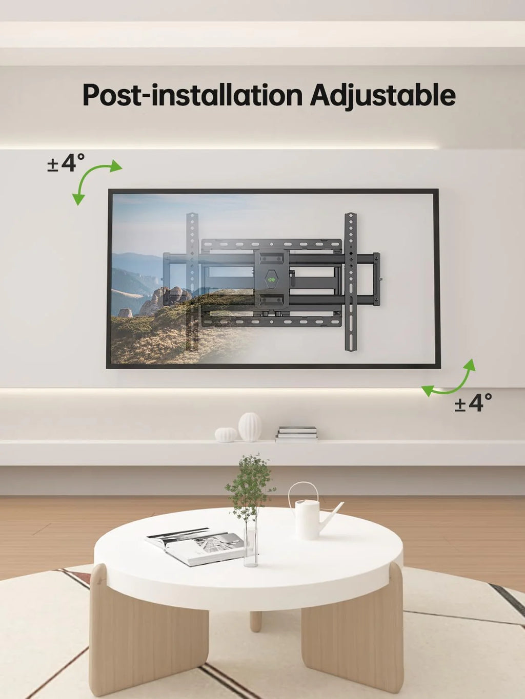 USX Mount Full Motion TV Wall Mount for Most 42-86 inch Flat Screen