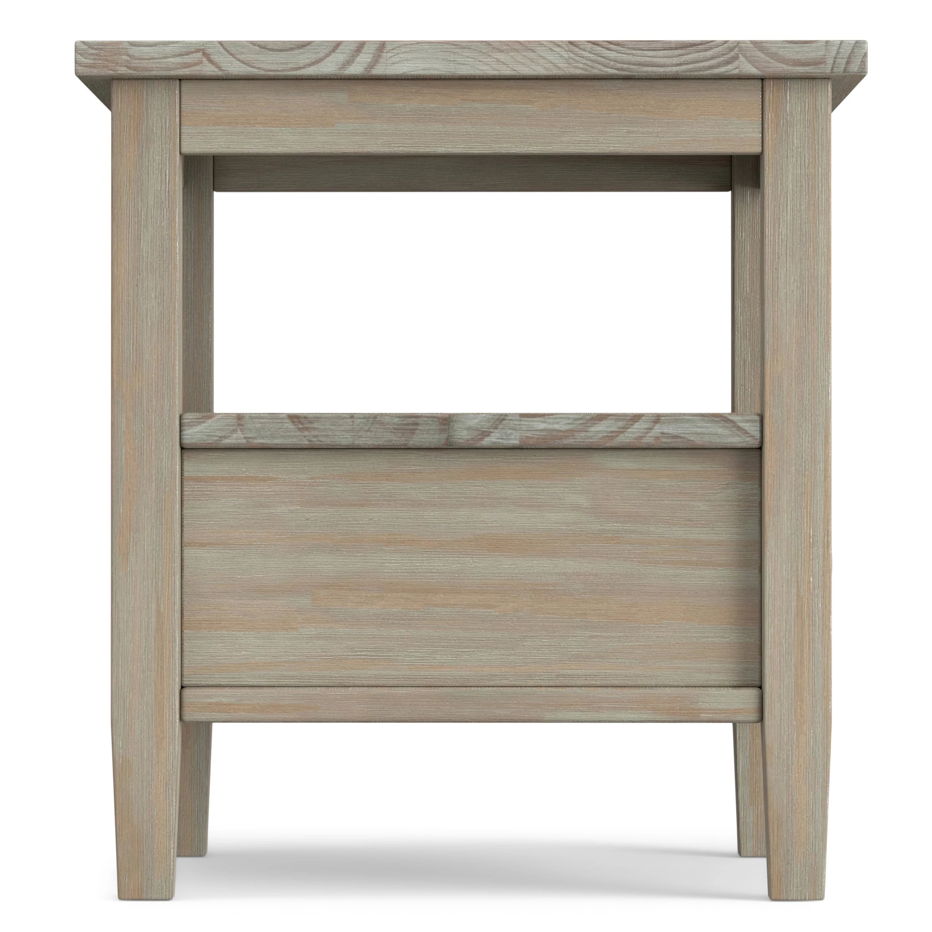 WYNDENHALL Norfolk SOLID WOOD 20 inch Wide Rectangle Transitional End Side Table - 20 inch Wide