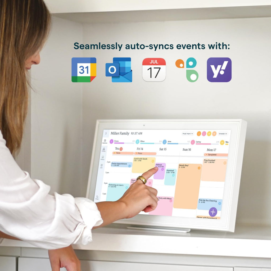 SKYLIGHT 15-Inch Digital Wall Planner & Chore Chart 2025