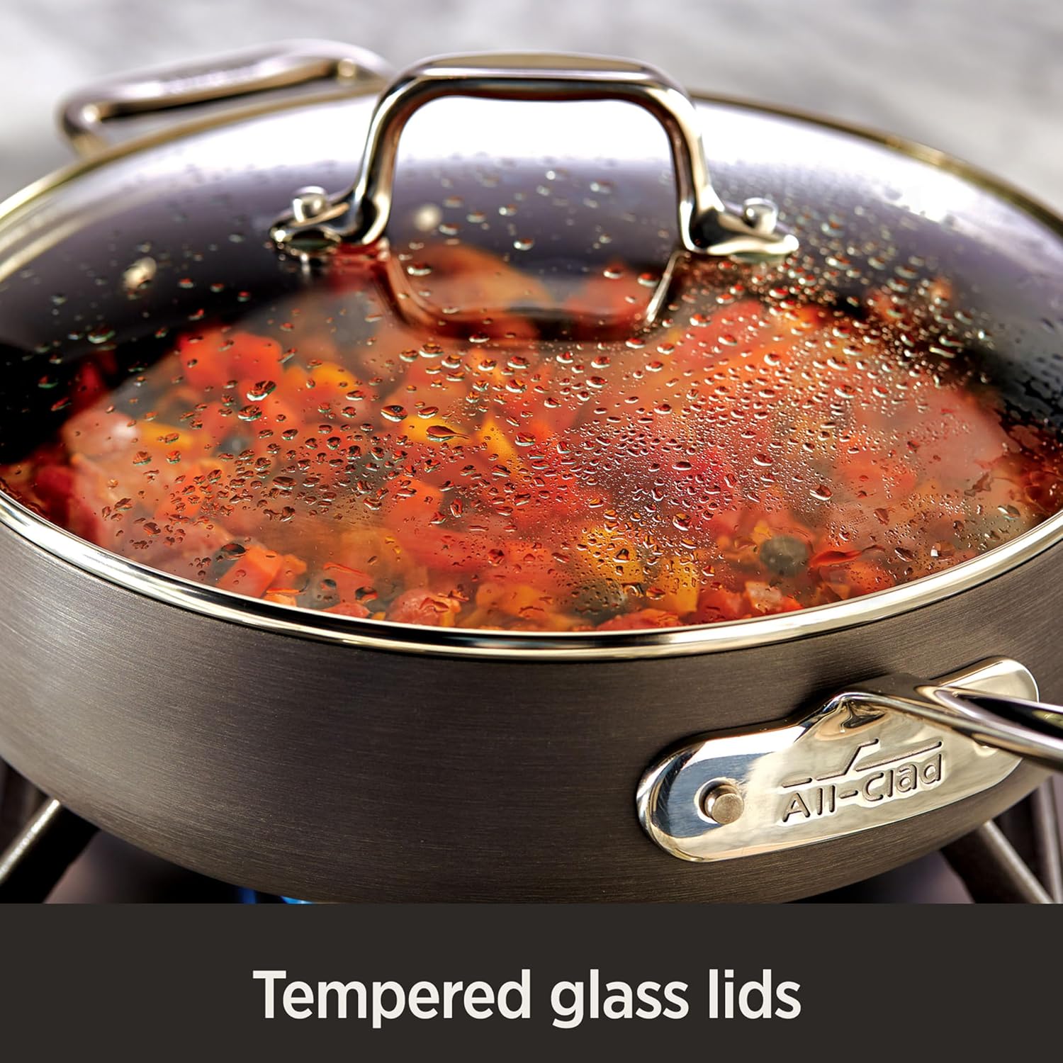 All-Clad HA1 Hard Anodized Non Stick Fry Pan Set 2 Piece