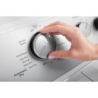 Electric Dryer, AutoDryTM System, Wrinkle ShieldTM, White