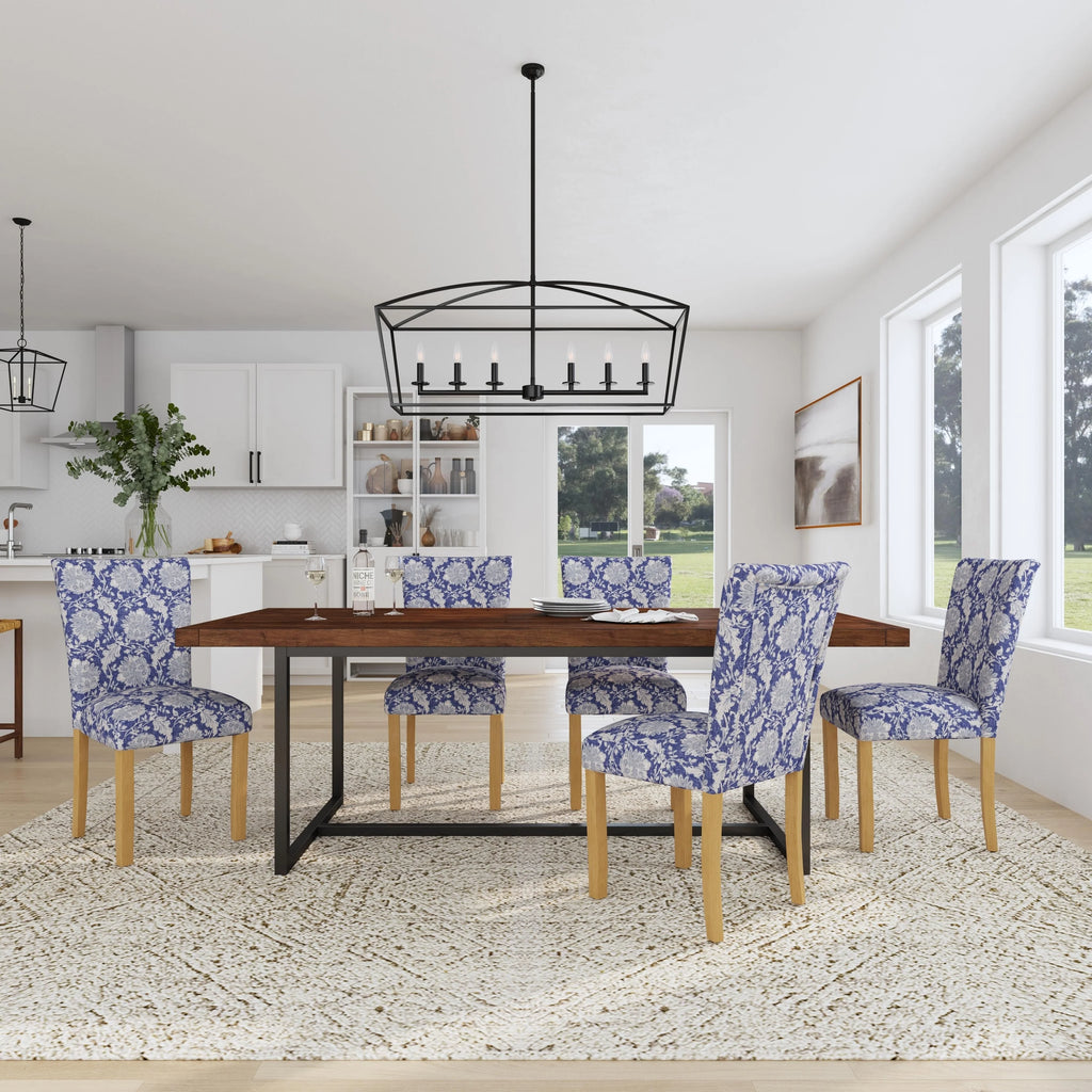 HomePop Classic Parsons Medallion Dining Chair (Set of 2)
