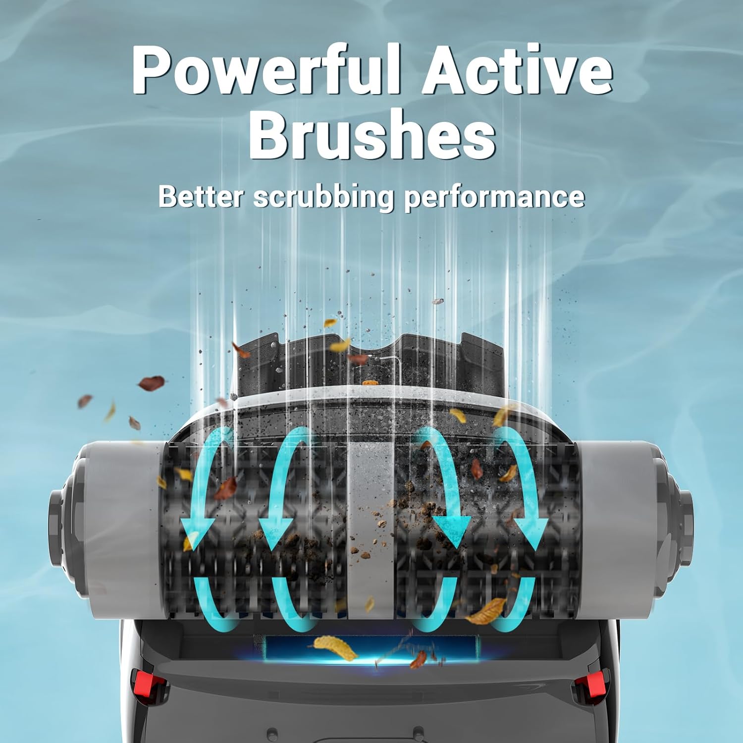 GOSVOR Pivot Cordless Robotic Pool Cleaner - Wall Climbing