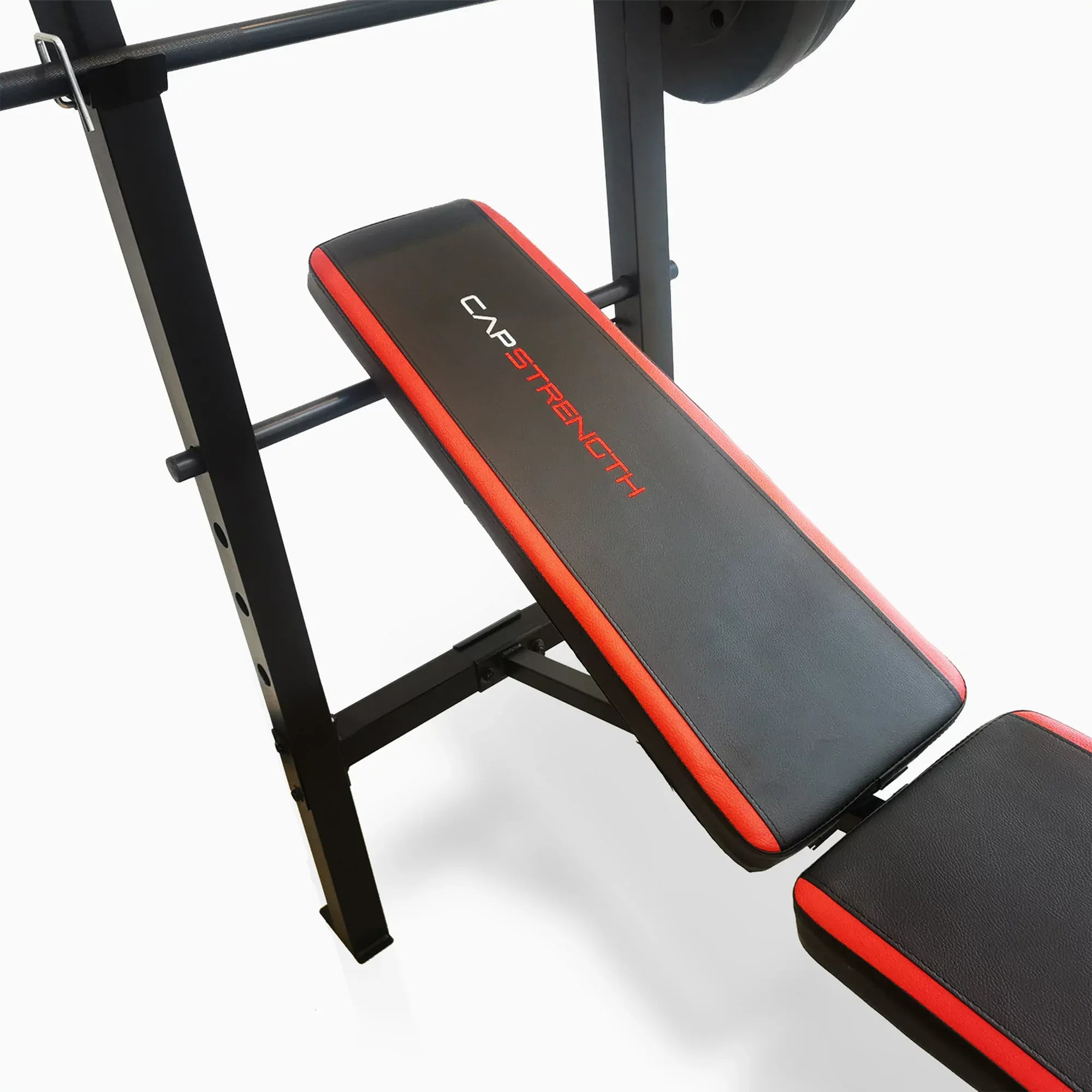 Adjustable Standard Combo Weight Bench with Rack and Leg Extension and 90 lb.