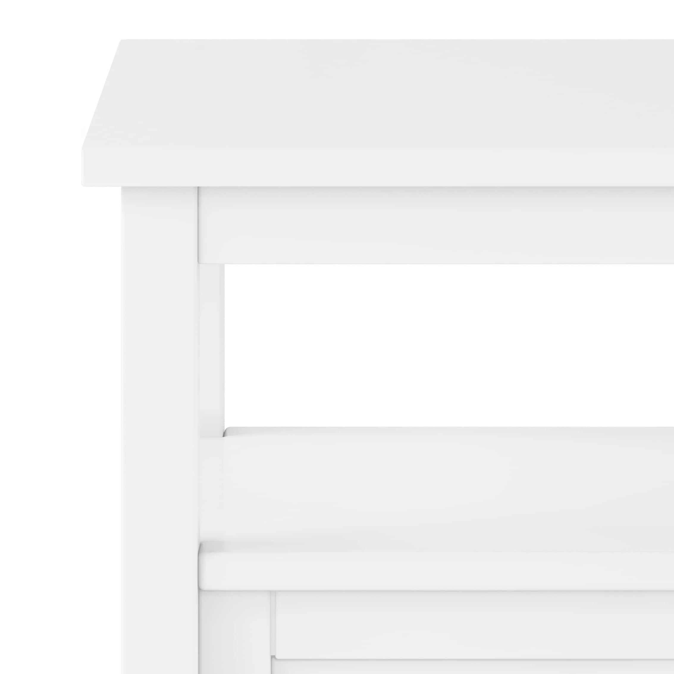 WYNDENHALL Norfolk SOLID WOOD 20 inch Wide Rectangle Transitional End Side Table - 20 inch Wide