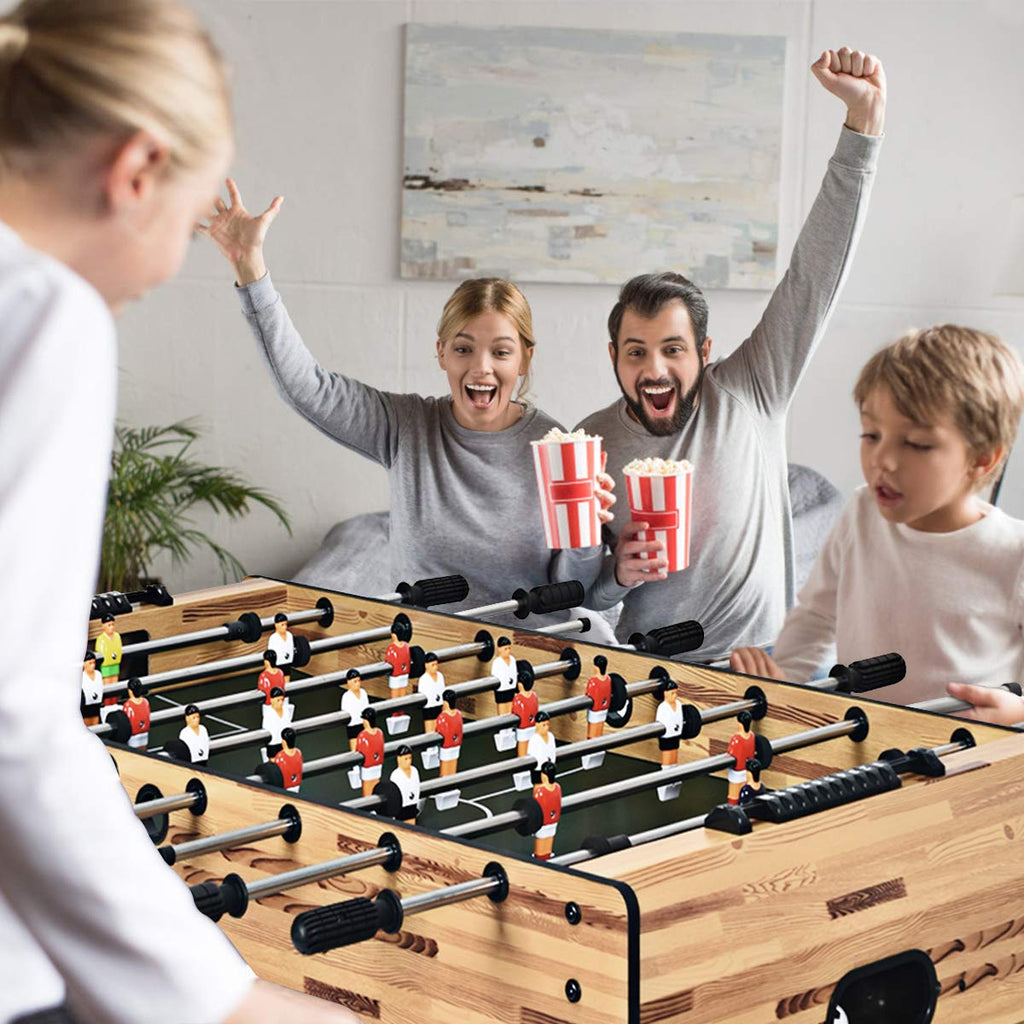 48" Foosball Table, Easy-Assemble Soccer Game Table