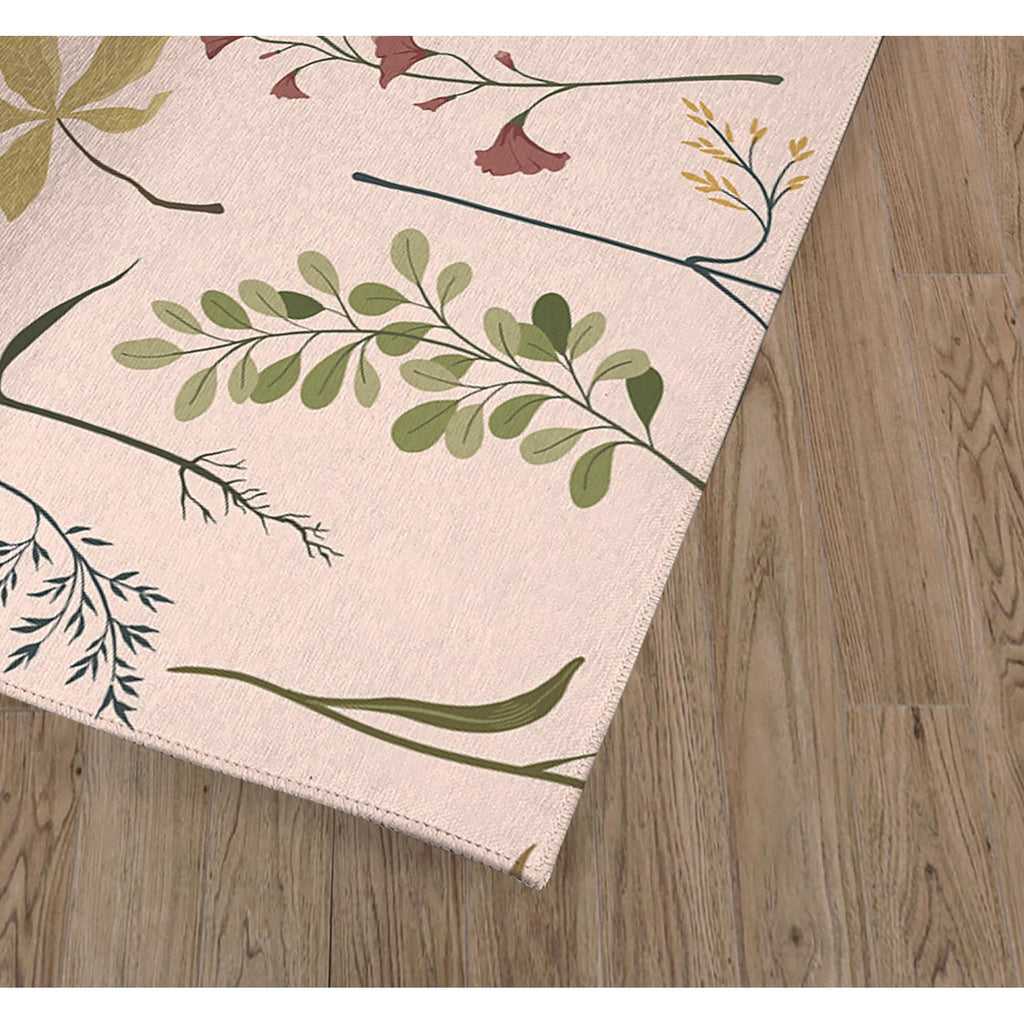 FALL BOTANICALS BLUSH Kitchen Mat By Kavka Designs