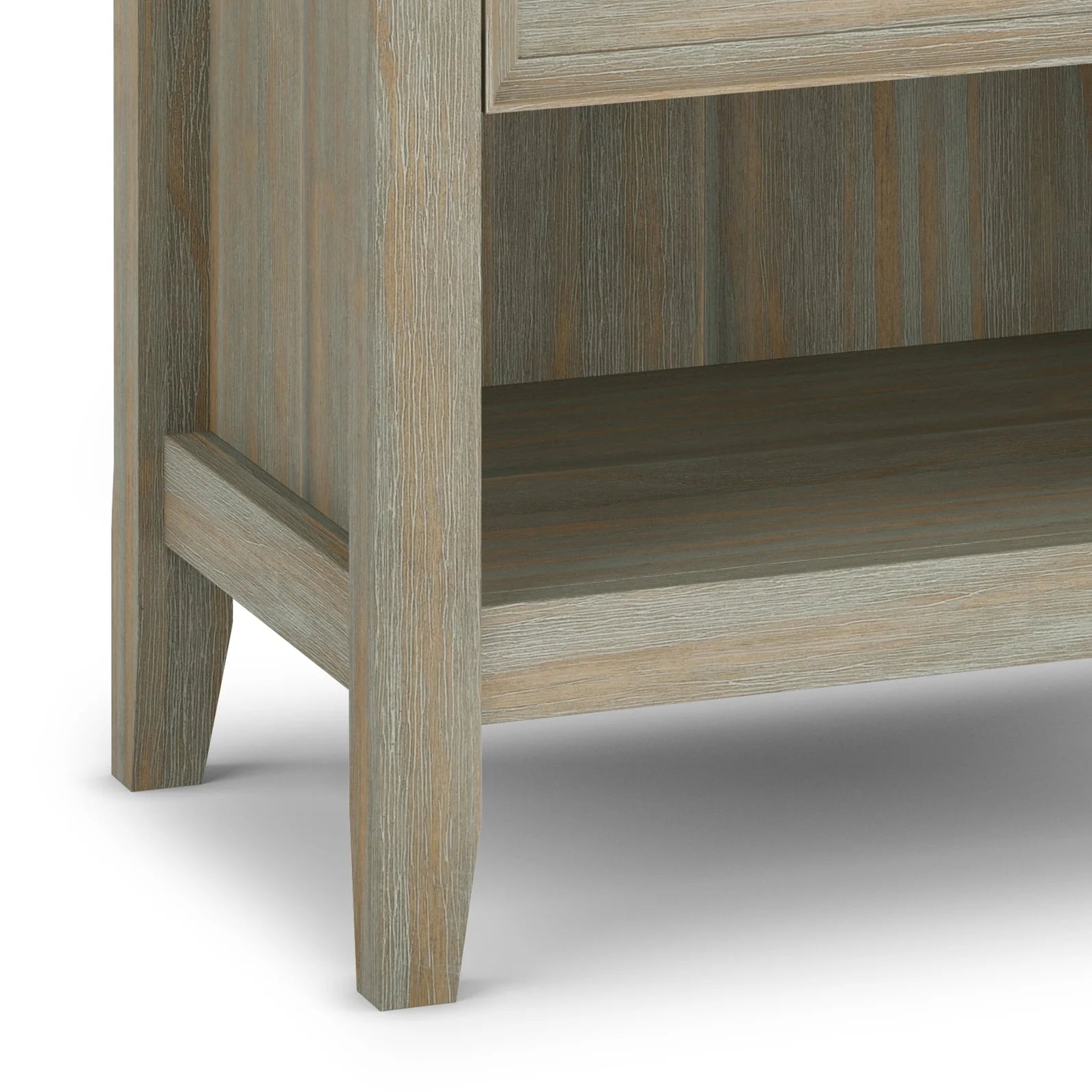 WYNDENHALL Halifax SOLID WOOD 24 inch Wide Bedside Nightstand Table