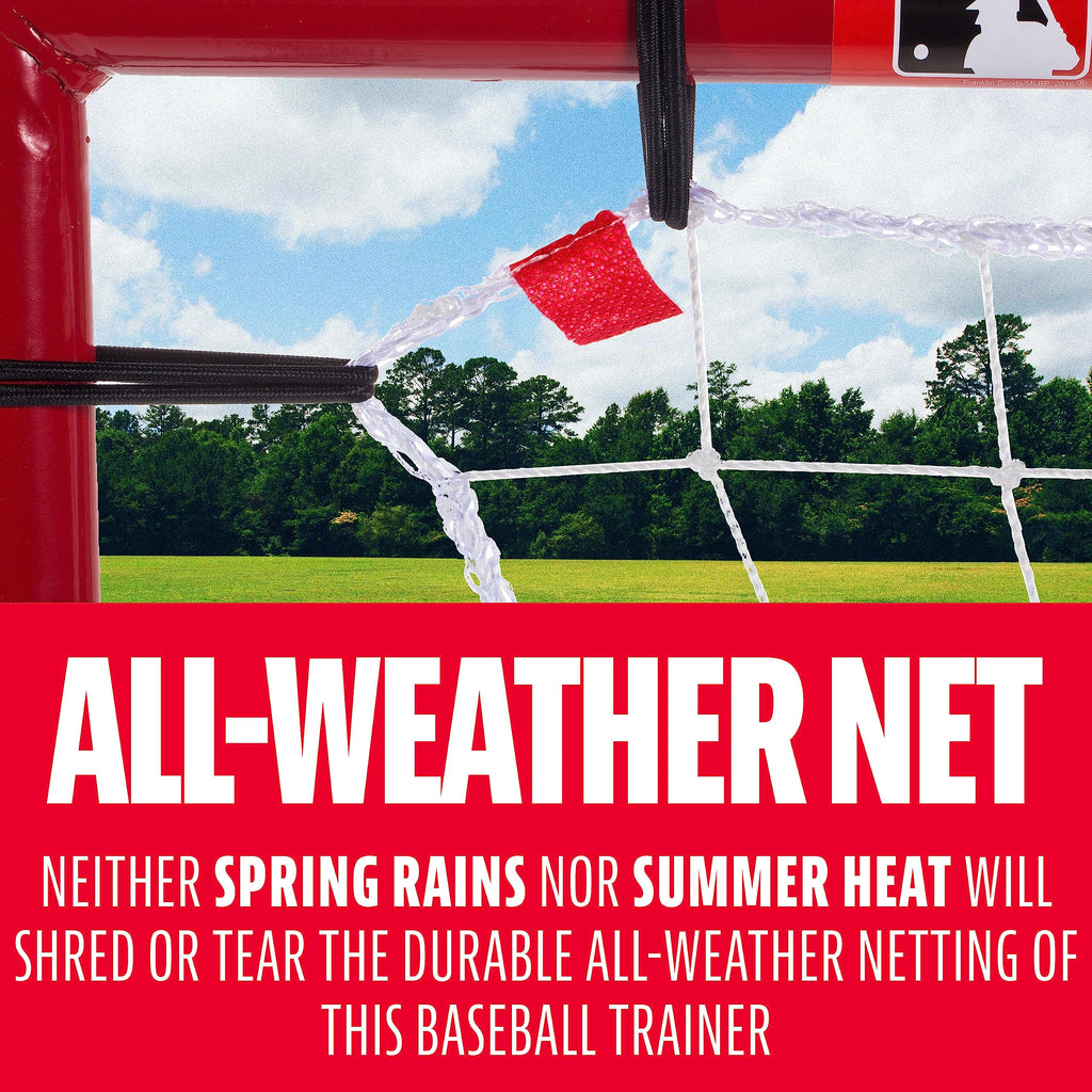 FRANKLIN SPORTS Baseball Rebounder and Pitchback Trainer Net