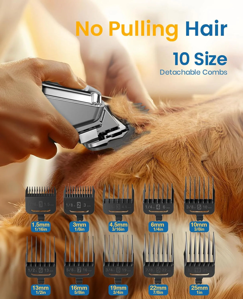 oneisall Dog Clippers for Grooming for Thick Heavy Coats