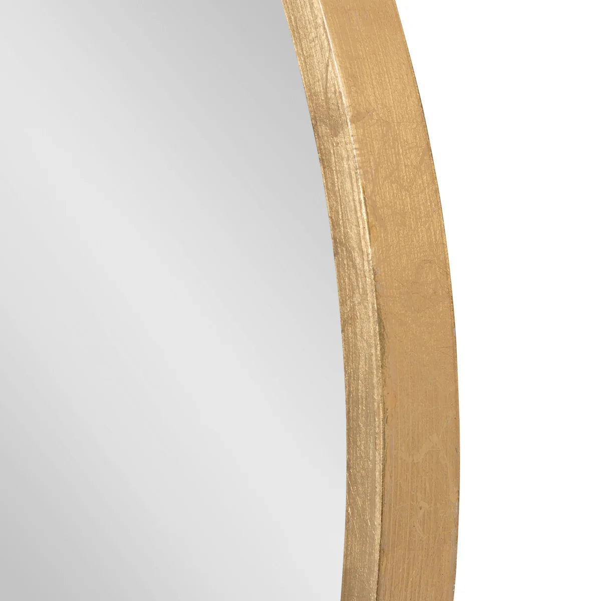 Kate and Laurel Travis Round Wood Accent Wall Mirror