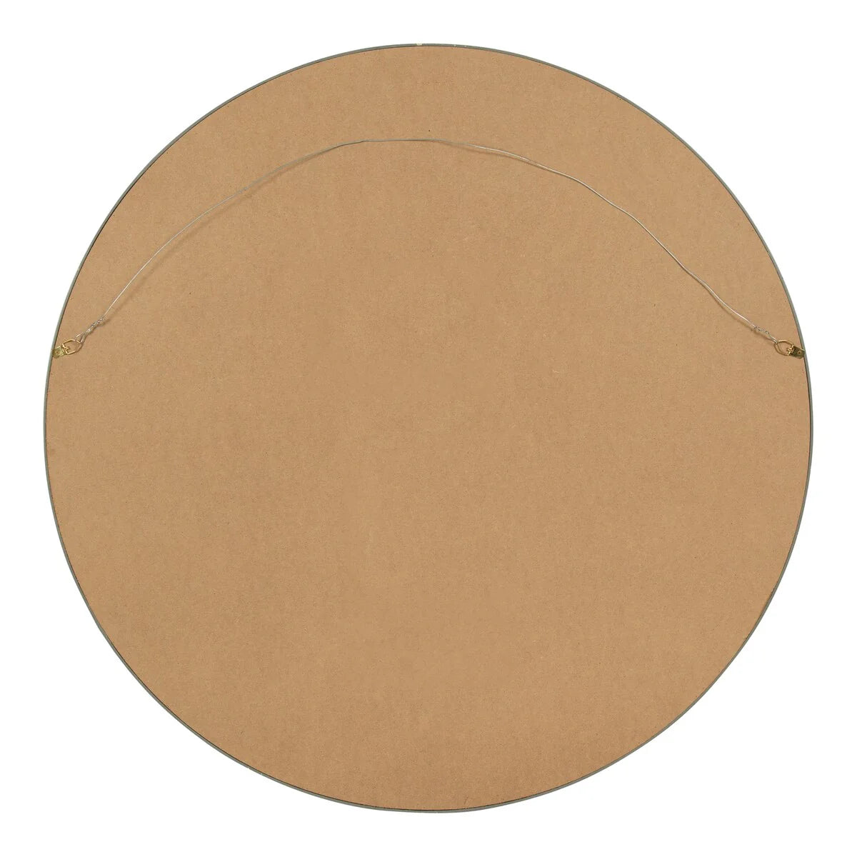 Kate and Laurel Travis Round Wood Accent Wall Mirror