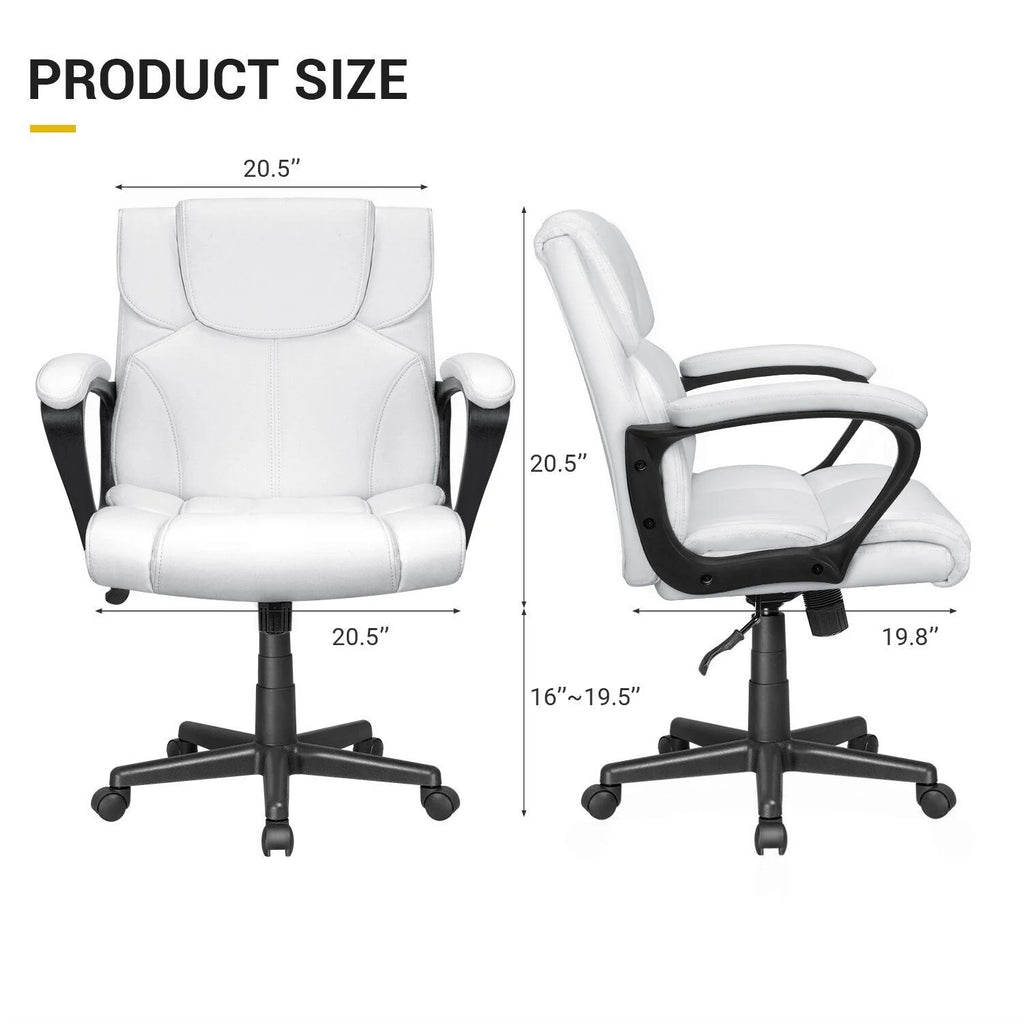 Homall Mid Back Office Chair - Swivel Computer Task Chair