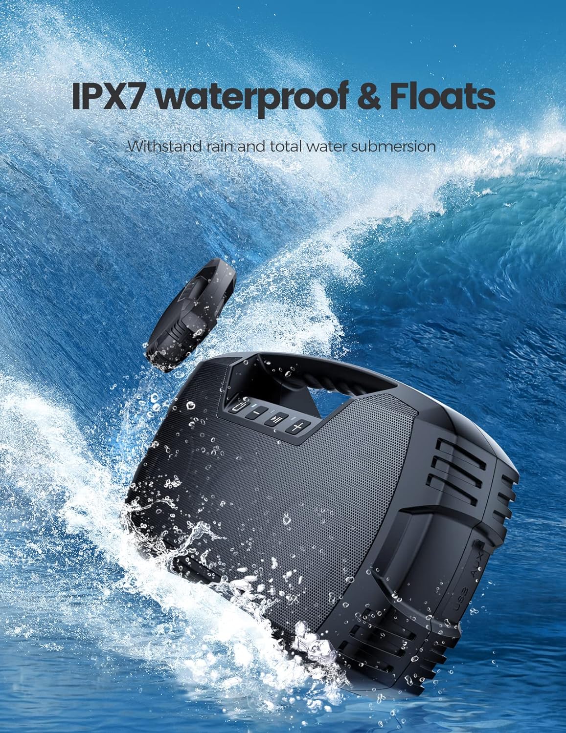 Houl Zallee IPX7 Waterproof 40W(60 Peak) Bluetooth Speaker