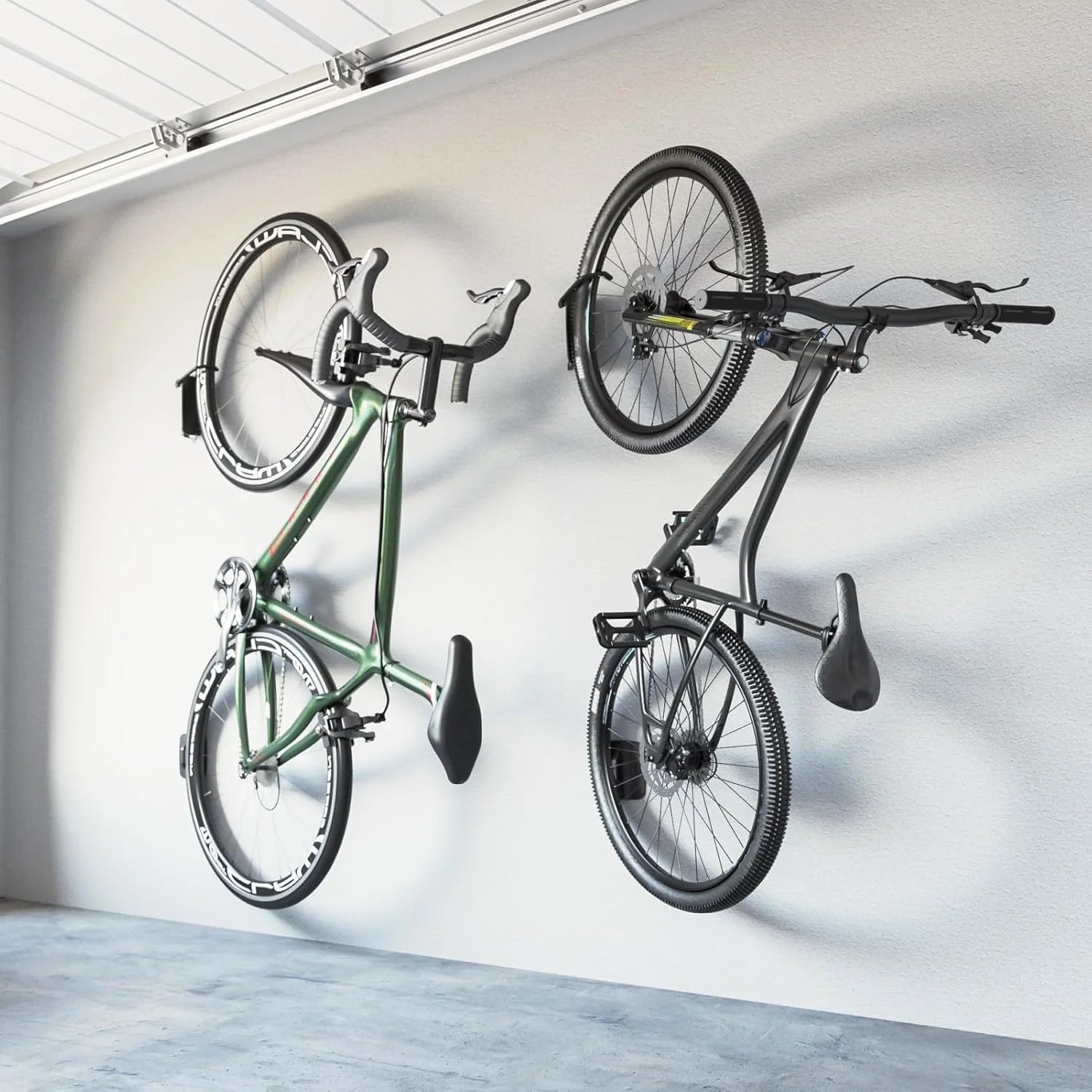 MONTEK Swivel Bike Wall Mount, Bike Hangers for Garage, Holds up to 66lbs,2 Pack