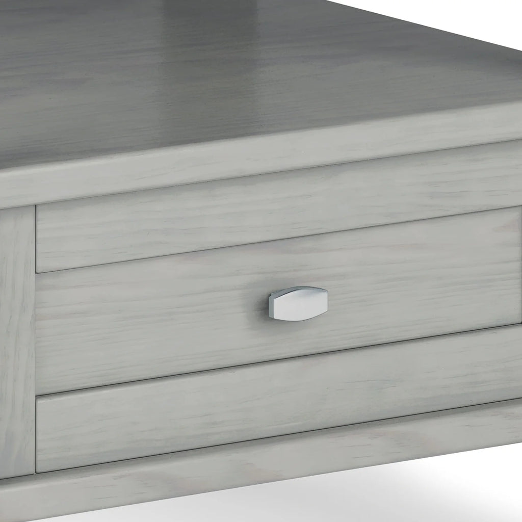 WYNDENHALL Norfolk SOLID WOOD 20 inch Wide Rectangle Transitional End Side Table - 20 inch Wide