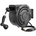 Hose Reel 1/2 in x 100 ft, 180�� Swivel Wall-Mounted Garden Hose Reel