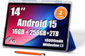 CALLSKY-PRO 14 Inch Android Tablet 16GB RAM 256GB ROM 4G LTE