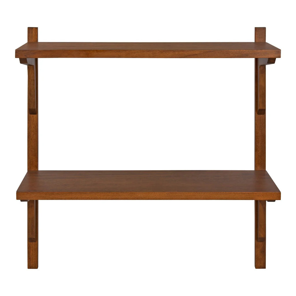 Kate and Laurel Meridien Mid-Century Wall Shelves - 24x8x24