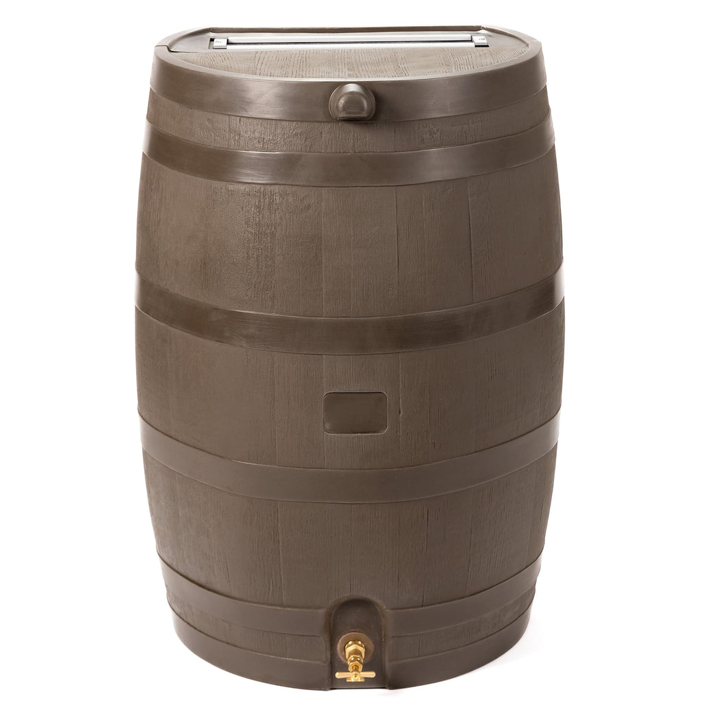 RTS Home Accents 50-Gallon Rain Barrel with Brass Spigot