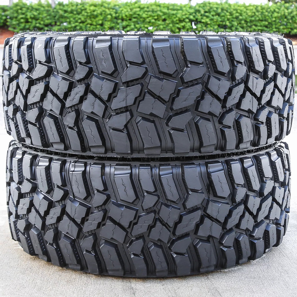 A pair of 2 (two) models of STT professional LT 35X12.50R20 121Q E (10 layers) off-road tires (MT/M/T type off-road tires)