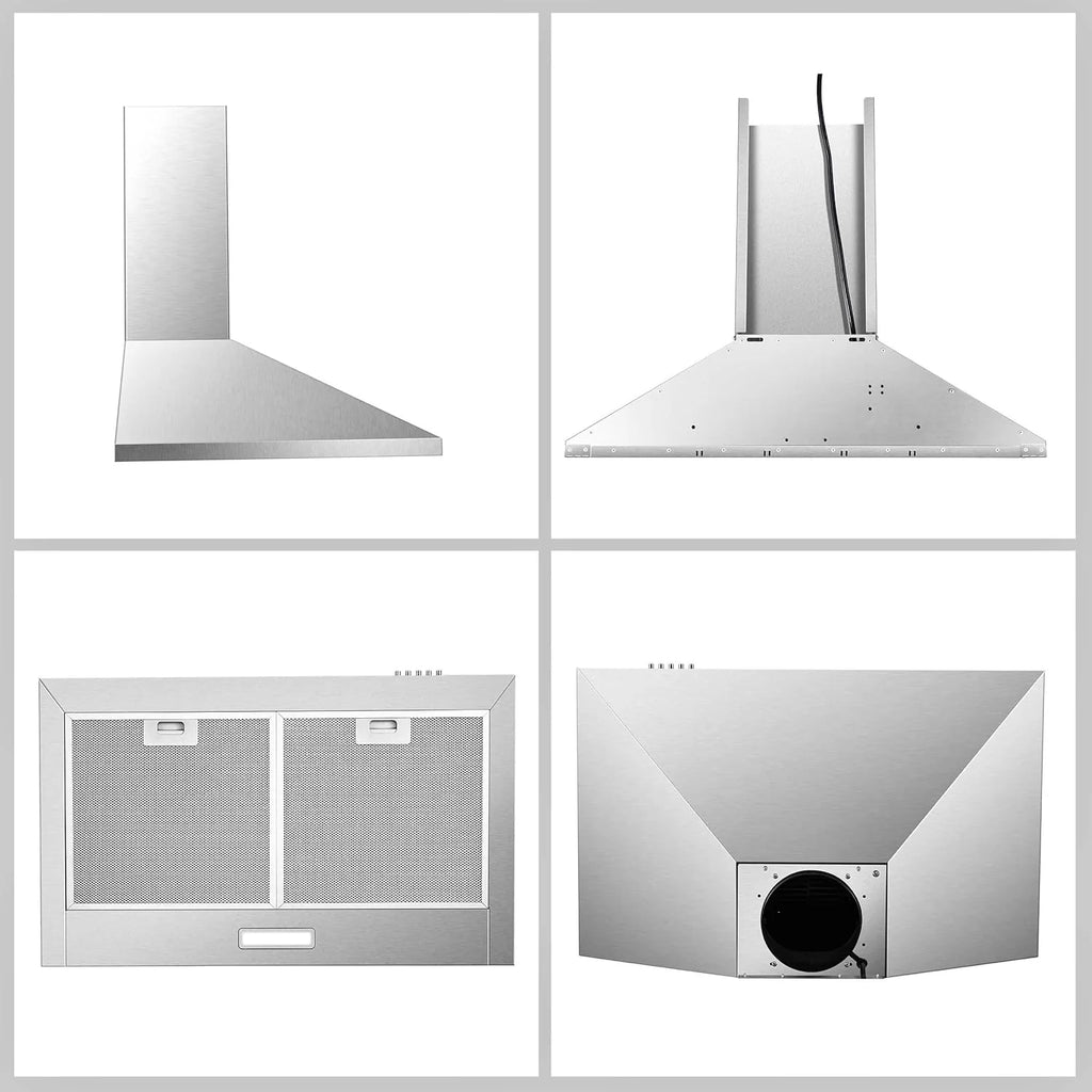 SNDOAS 30-Inch Wall Mount Stainless Steel Range Hood