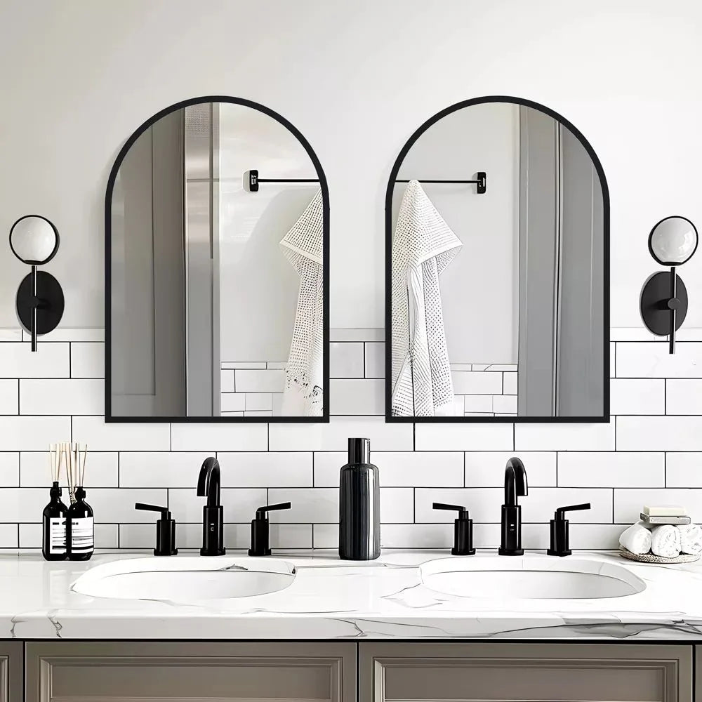Bathroom Arch Aluminum Wall Mirror Vanity Mirrors