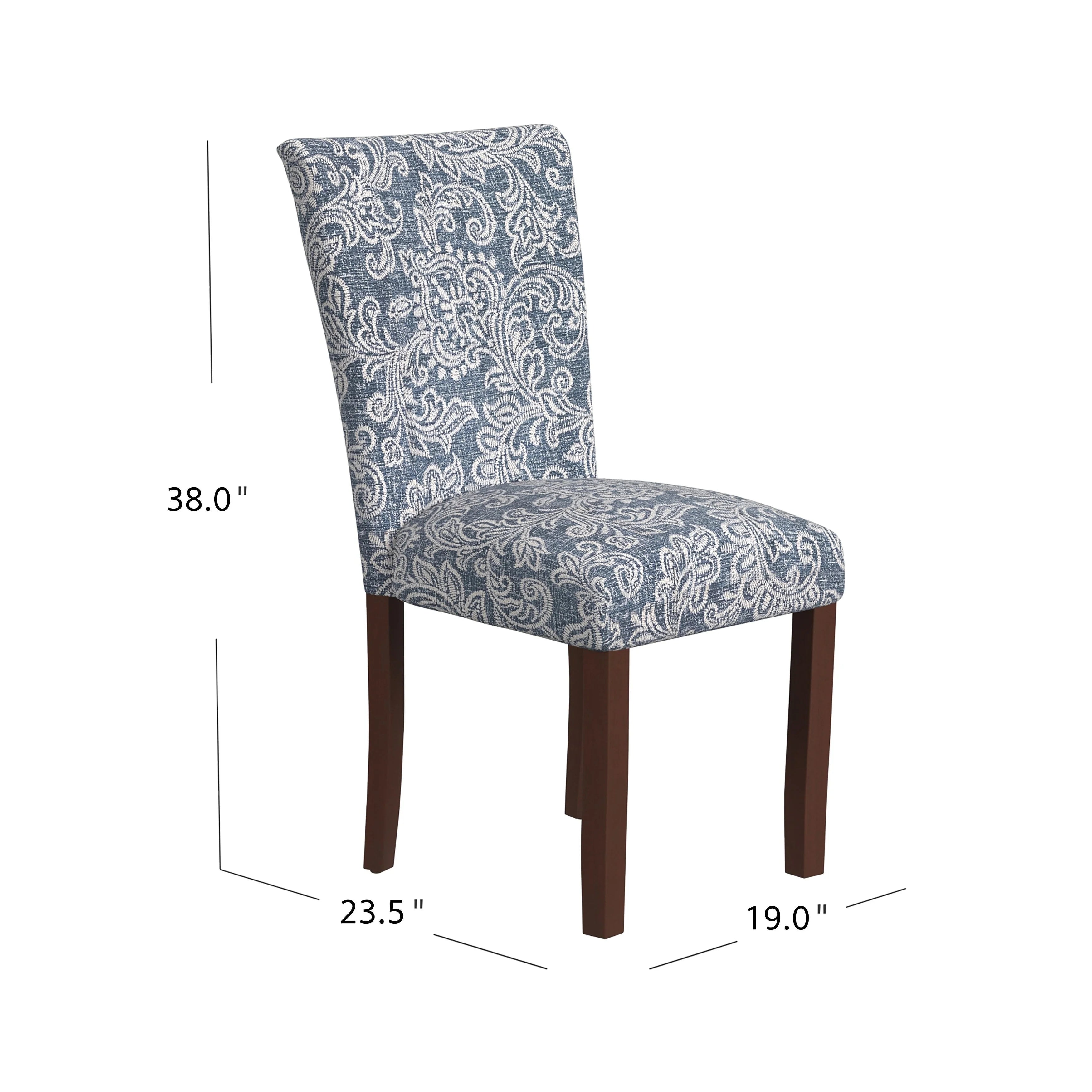 HomePop Classic Parsons Medallion Dining Chair (Set of 2)