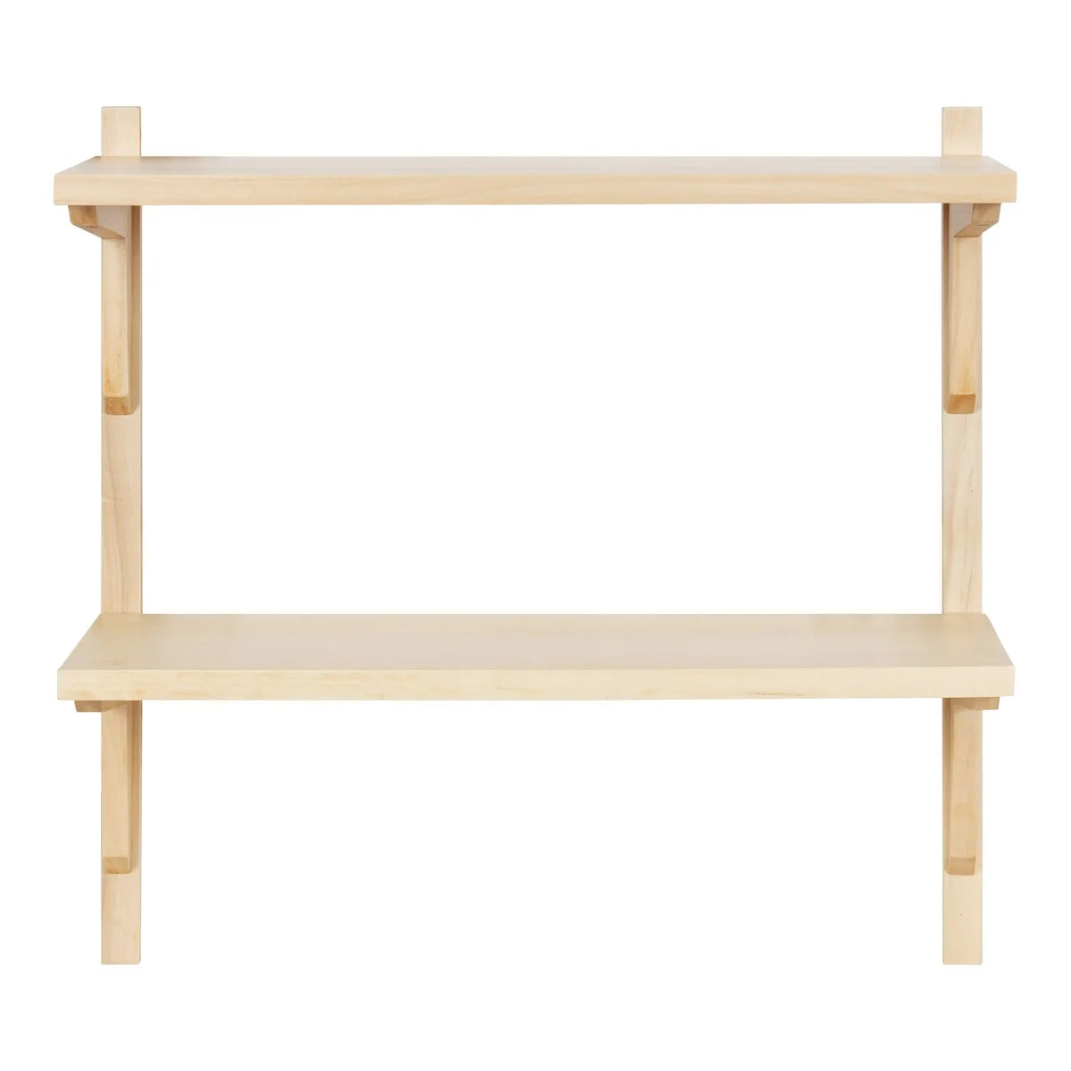 Kate and Laurel Meridien Mid-Century Wall Shelves - 24x8x24